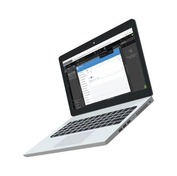 Wavemaker studio — redesigned product on laptop and mobile